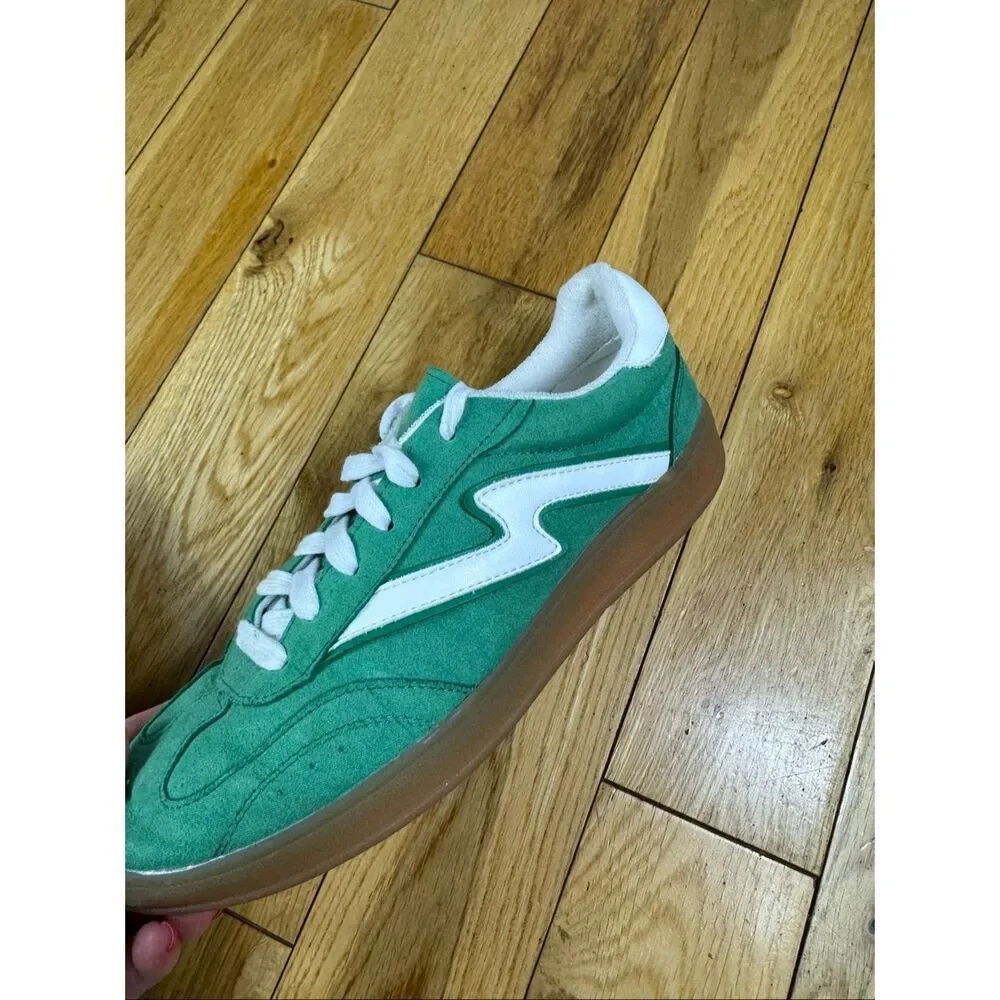 Madden Girl Womens Green Tennis Shoes Size 8M
